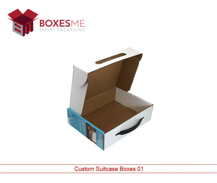 Custom Suitcase Boxes - Cardboard Suitcase Box Suppliers | BoxesMe