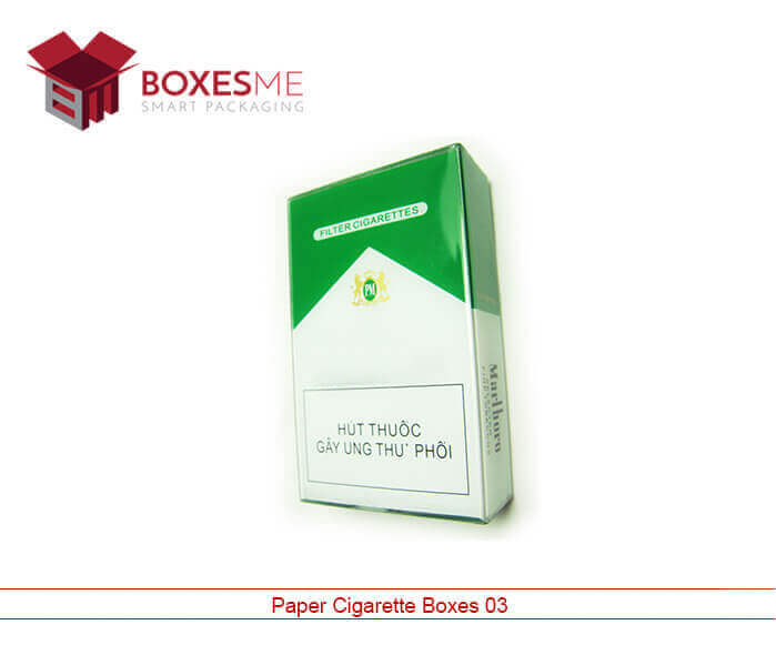 Paper Cigarette Boxes Custom Printed Paper Cigarette Box Wholesale